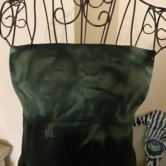 Solitaire Strapless Ombre Teal & Black Maxi Dress or skirt - Picture 11 of 11